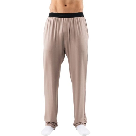 Alphalete Mens Lounge Pants, Mocha, Stretch, Athletic, Loungewear, Size XL - Picture 1 of 10